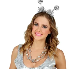 Collana con palla da discoteca