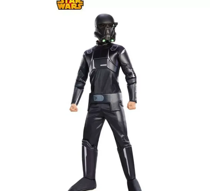 Premium costume nero stelle Death Trooper guerre per bambino