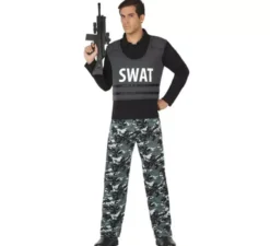 Swat costume della polizia per un uomo