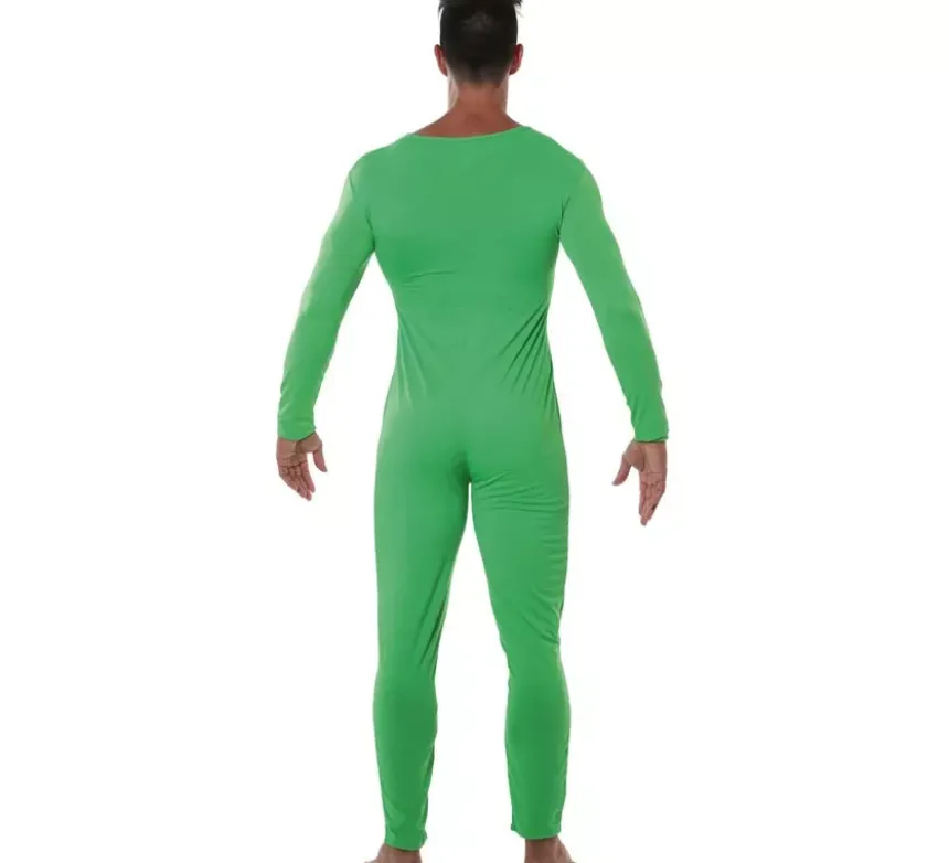 Tuta elastica da Uomo in colore verde